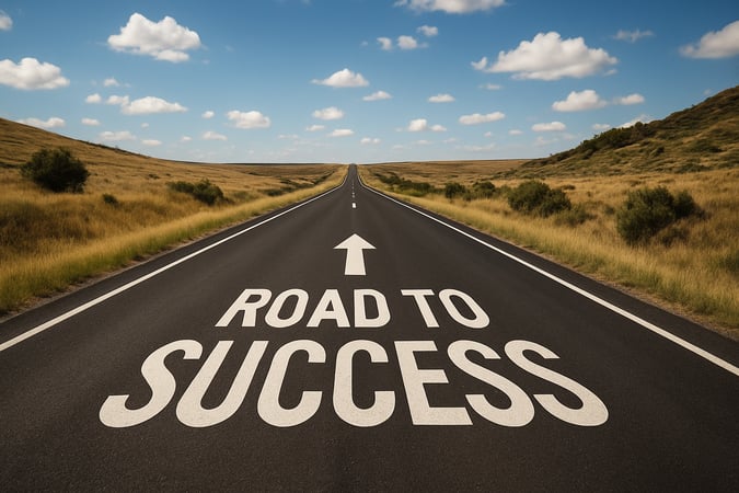 road to success