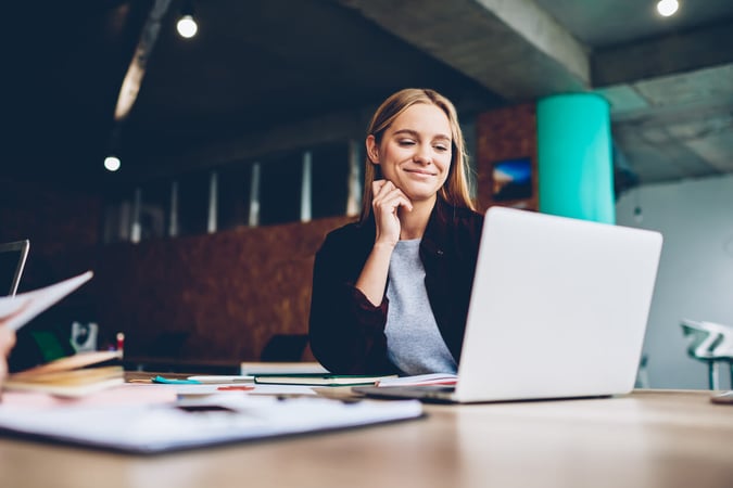 confident bookkeeper
