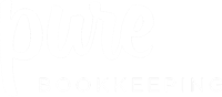 Pure Bookkeeping Logo White