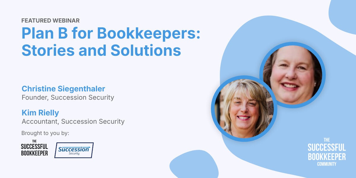 Plan B for Bookkeepers: Stories and Solutions