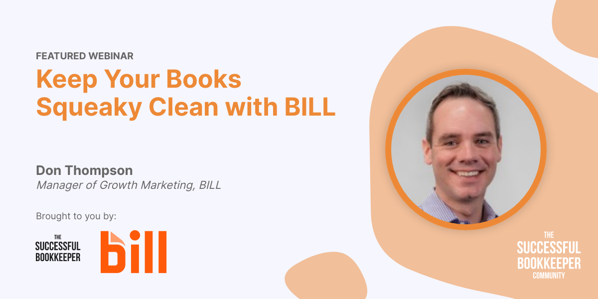 Keep Your Books Squeaky Clean with BILL